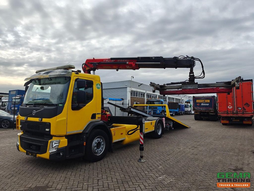Volvo FE 320 4x2 Day Cab Euro6 CNG - Fassi F190 Radio Control + Prolux Frame 3500KG / De Groot Techniek + Double Winch 3560KG + Remote Control