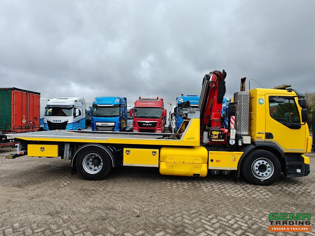 Volvo FE 320 4x2 Day Cab Euro6 CNG - Fassi F190 Radio Control + Prolux Frame 3500KG / De Groot Techniek + Double Winch 3560KG + Remote Control