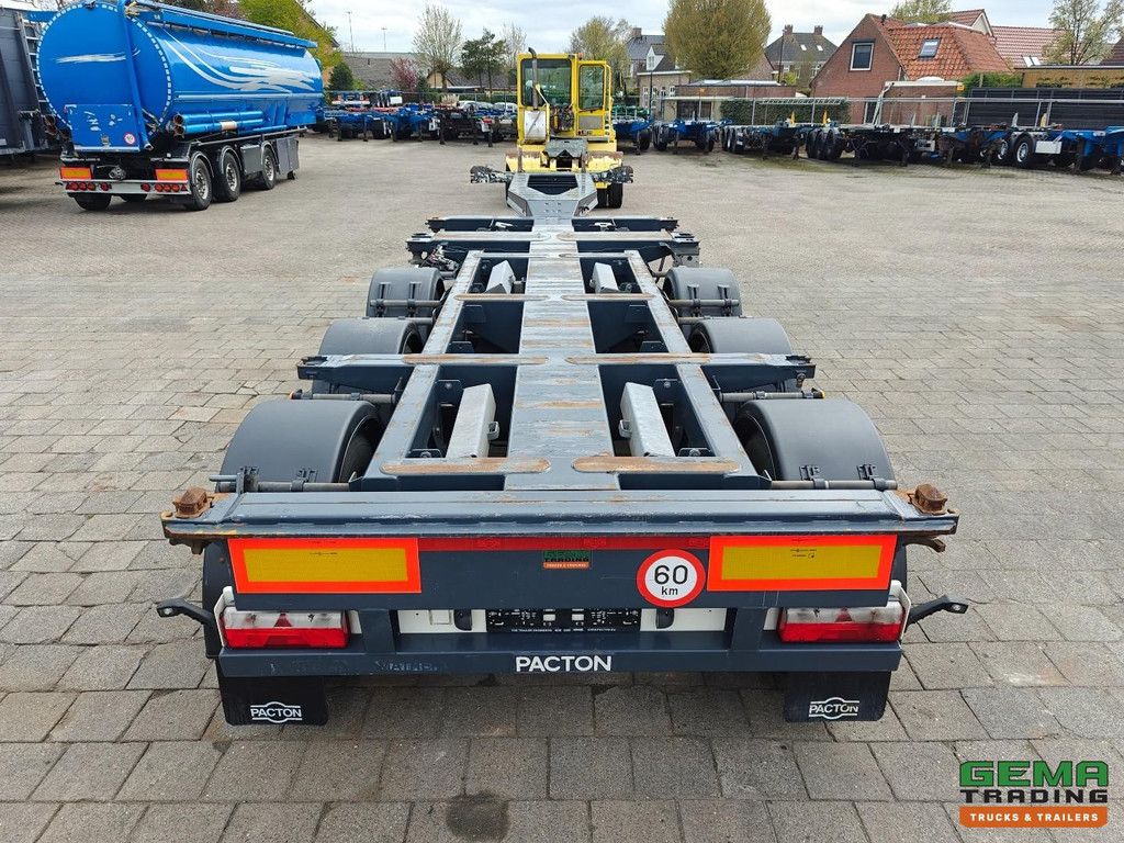 Pacton TXC343 Multi - 3-fach ausziehbar - Liftachse - Für alle Containertypen geeignet - SAF-Scheibenbremsen - 4890 kg