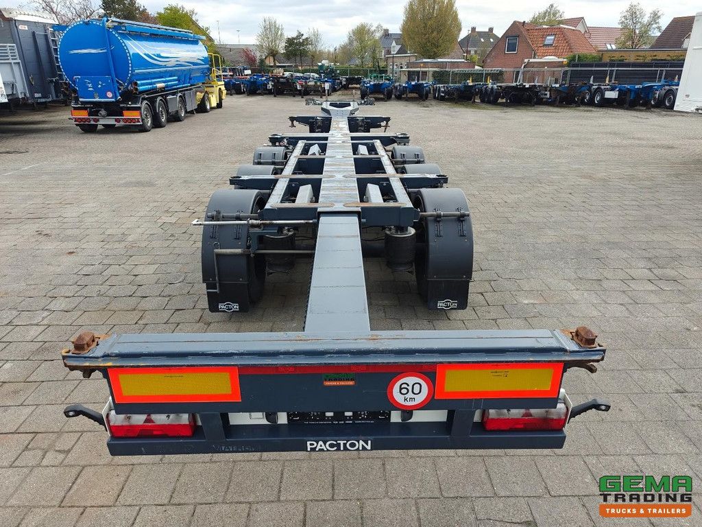 Pacton TXC343 Multi - 3-fach ausziehbar - Liftachse - Für alle Containertypen geeignet - SAF-Scheibenbremsen - 4890 kg