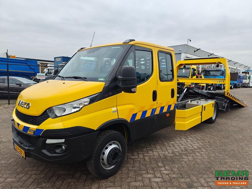 Iveco 70C18 4x2 Euro6Y – 7 Sitze – Falkom FAS3000 + Seilwinde 3600 kg + Fernbedienung – TÜV bis 01/2027