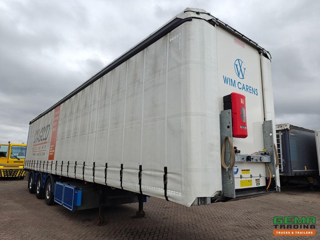 Groenewegen DRO-15-27 B Sliding curtains/Roof - Hardwood floor - Aluminium sides - Pallet box - 2x Steering axles - Lift axle - BPW disc - 12/2026 MOT