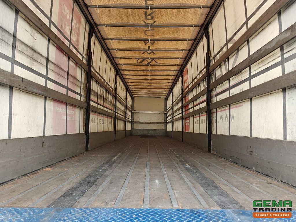 Groenewegen DRO-15-27 B Sliding curtains/Roof - Hardwood floor - Aluminium sides - Pallet box - 2x Steering axles - Lift axle - BPW disc - 12/2026 MOT