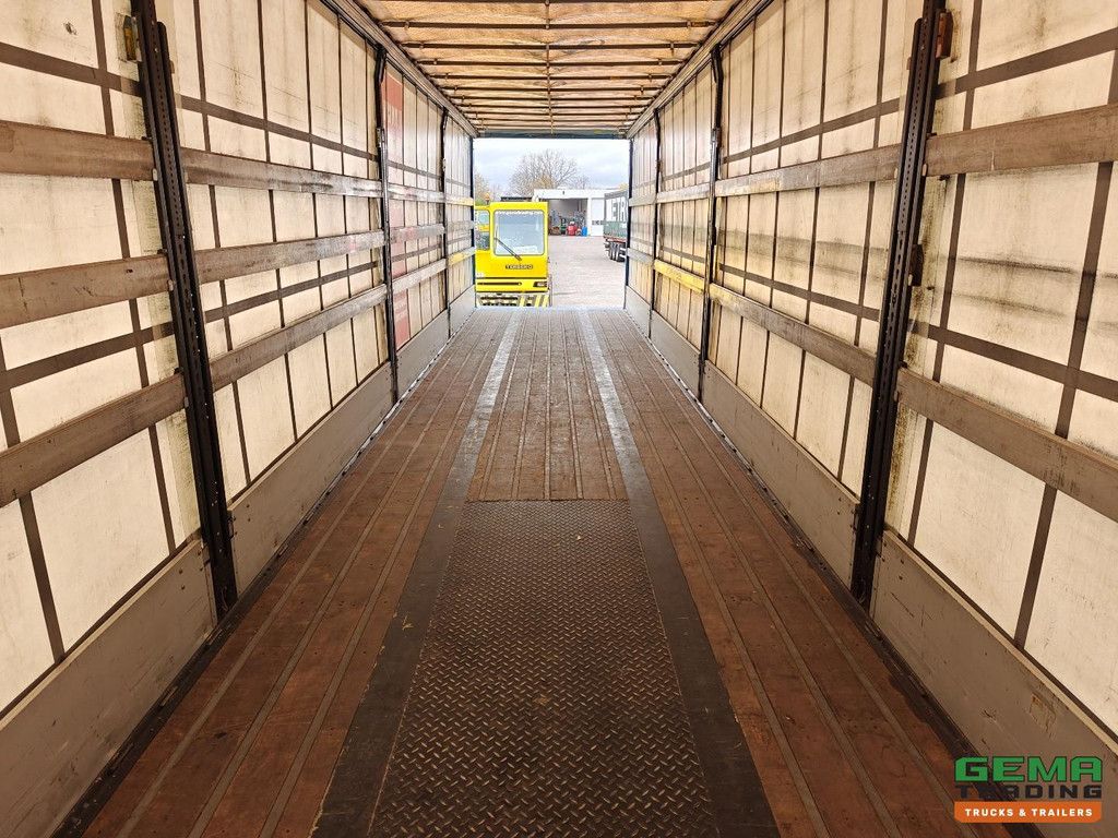 Groenewegen DRO-15-27 B Sliding curtains/Roof - Hardwood floor - Aluminium sides - Pallet box - 2x Steering axles - Lift axle - BPW disc - 12/2026 MOT