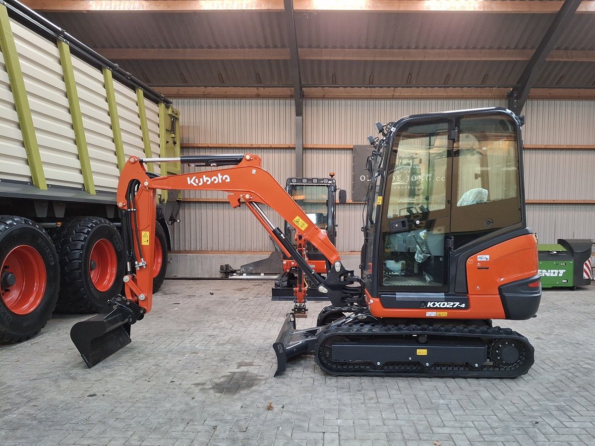 Kubota KX027-4 HI, minigraver, minikraan, BJ2026, Nieuw!
