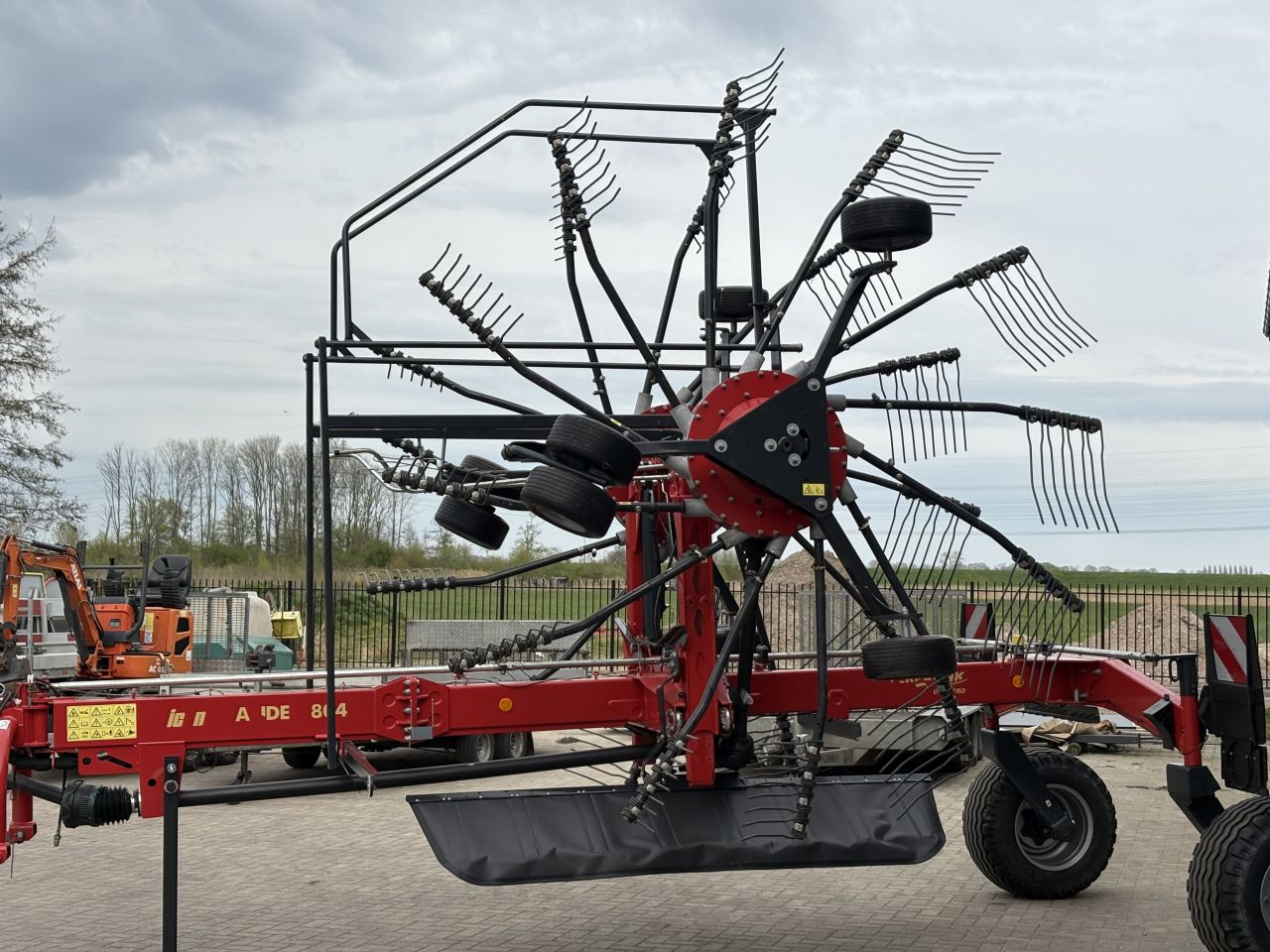 Vicon terralink 804 dubbele hark