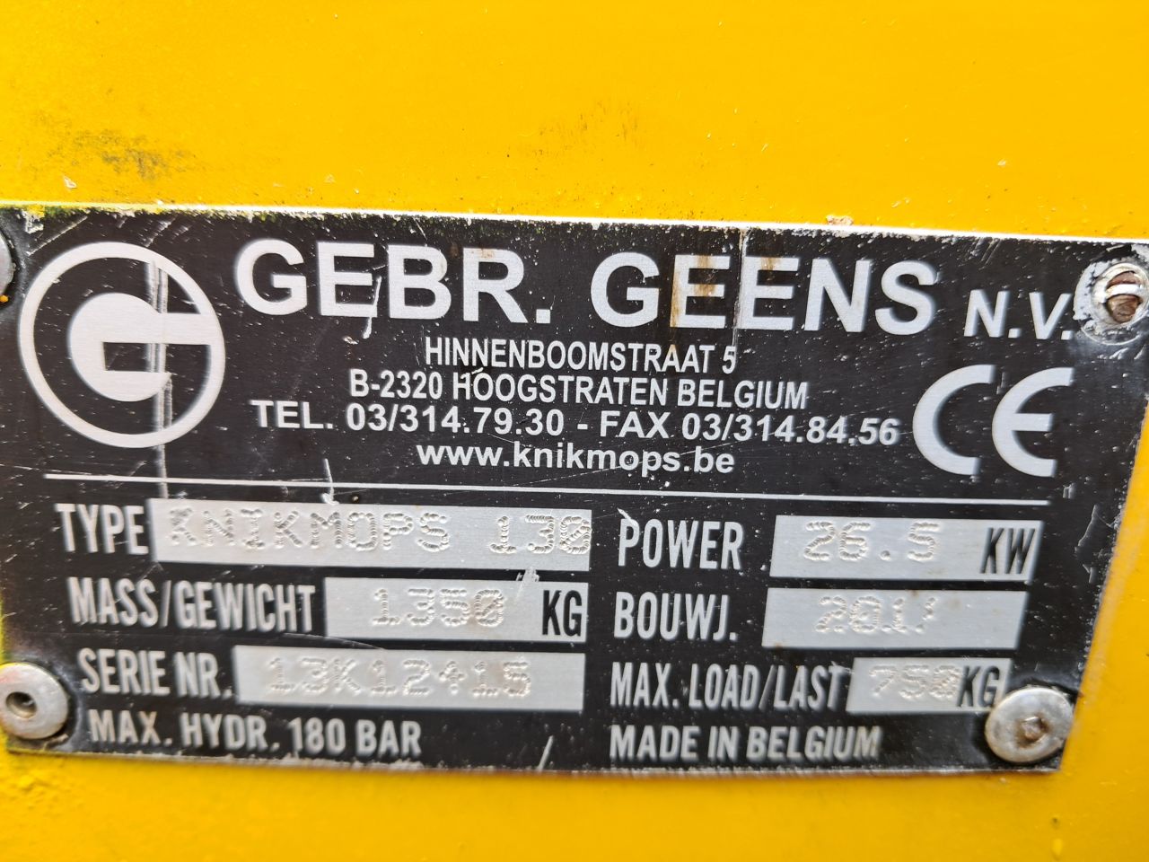 Knikmops 130 ( Bj 2011 ) Kniklader / Kubota / Shovel / Loader