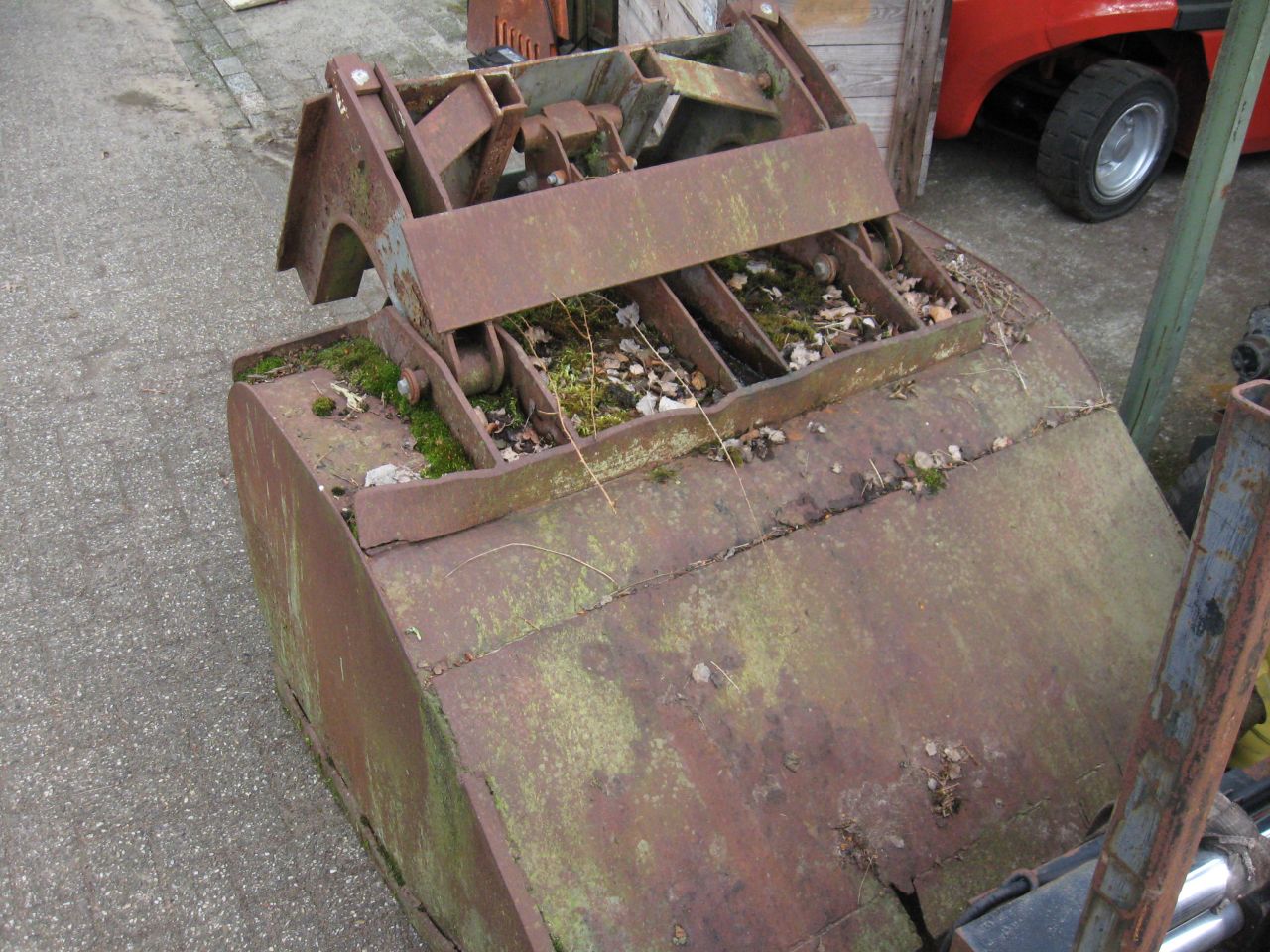 Heftruck opschep bak