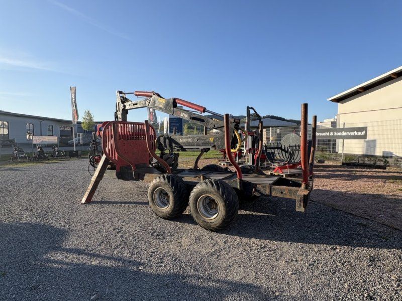 BEHA Gebr. Rückewagen T1000 10To. GGW mit 6540 Vreten Kran 6,5m