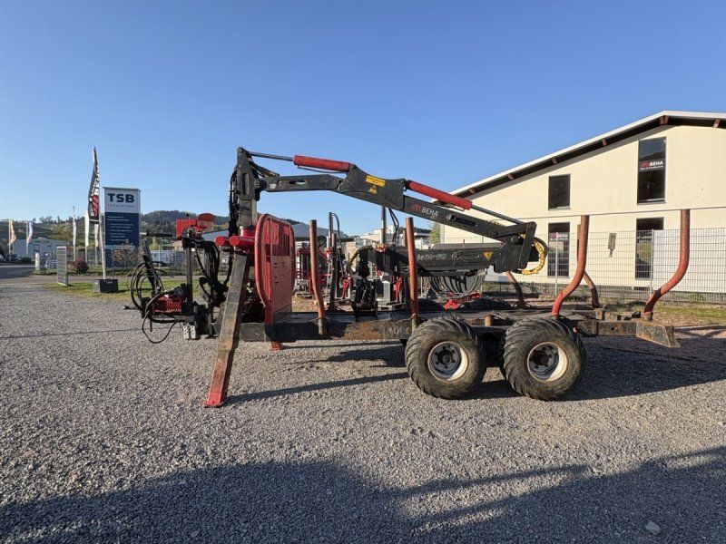 BEHA Gebr. Rückewagen T1000 10To. GGW mit 6540 Vreten Kran 6,5m