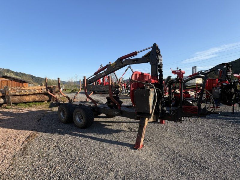 BEHA Gebr. Rückewagen T1000 10To. GGW mit 6540 Vreten Kran 6,5m