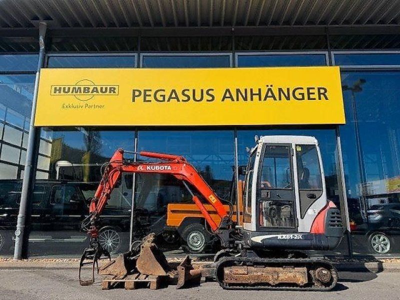 Kubota KX 61- 2 alpha Kompaktbagger Bagger Kabine 2,6t.