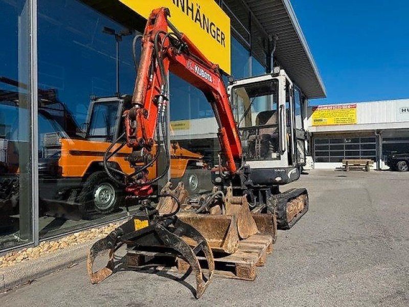 Kubota KX 61- 2 alpha Kompaktbagger Bagger Kabine 2,6t.