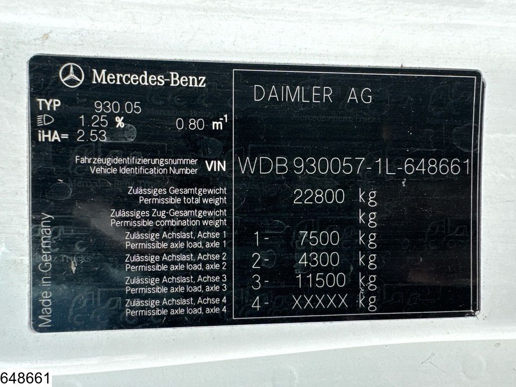 Mercedes Actros 2344 6x2, EURO 5, Combi, Retarder, Lohr, Multilohr