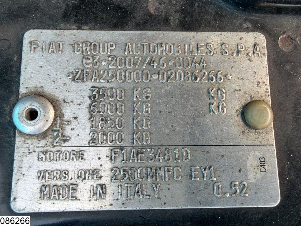 Fiat 2.3 Multijet Ducato EURO 5, Servicebus