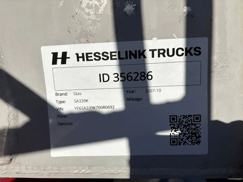 Stas SA339K 67M3 Opbergkist Afdekzeil Reservewielhouder