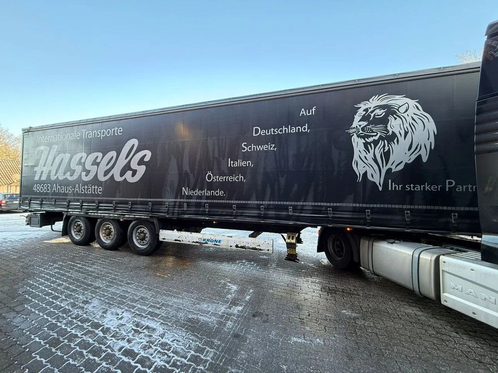 Krone SD Schuifzeilen/Schuifdak BPW 2 Opbergkist Reservewielhouder