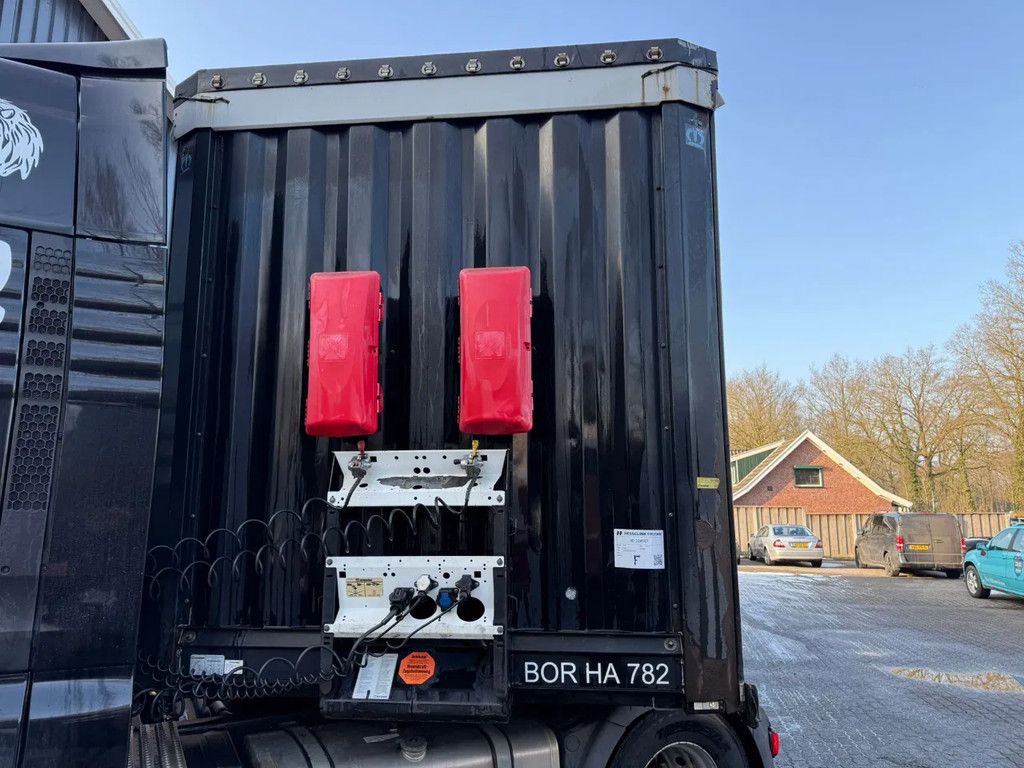 Krone SD Schuifzeilen/Schuifdak BPW 2 Opbergkist Reservewielhouder