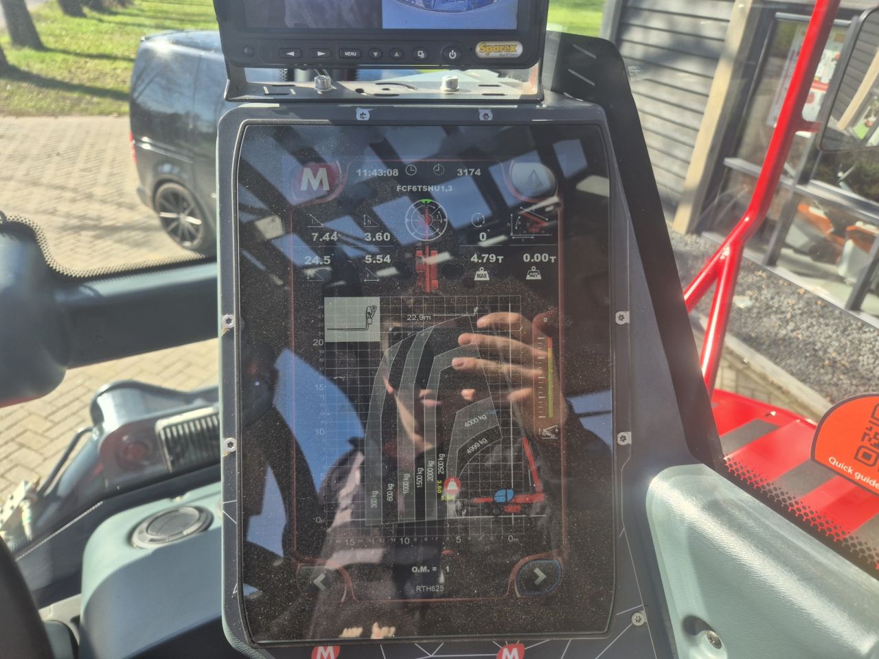 Gebruikte MAGNI RTH 6.25 roterende verreiker met hefhoogte 25 m