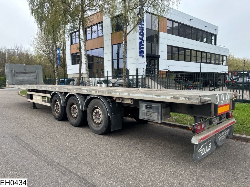 Trouillet open laadbak Lift axle