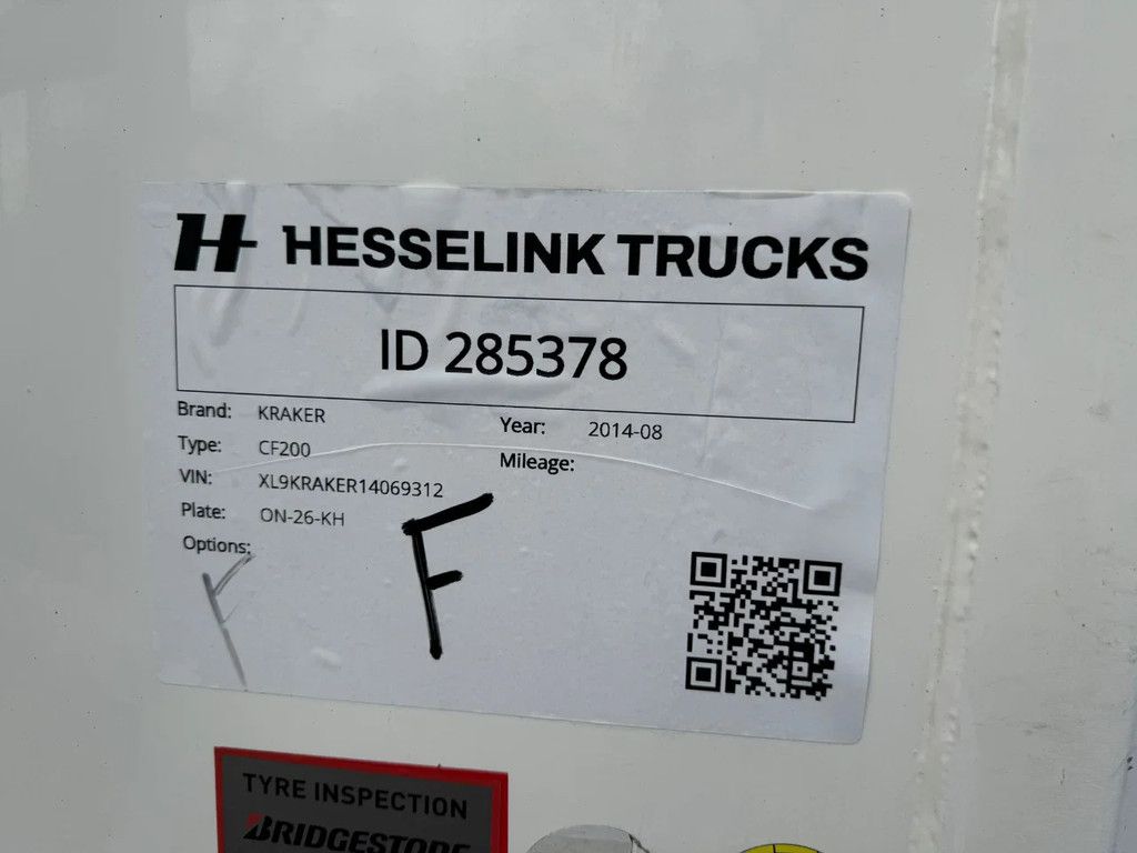 Kraker 92m3 Cargo Floor GMP, Top condition