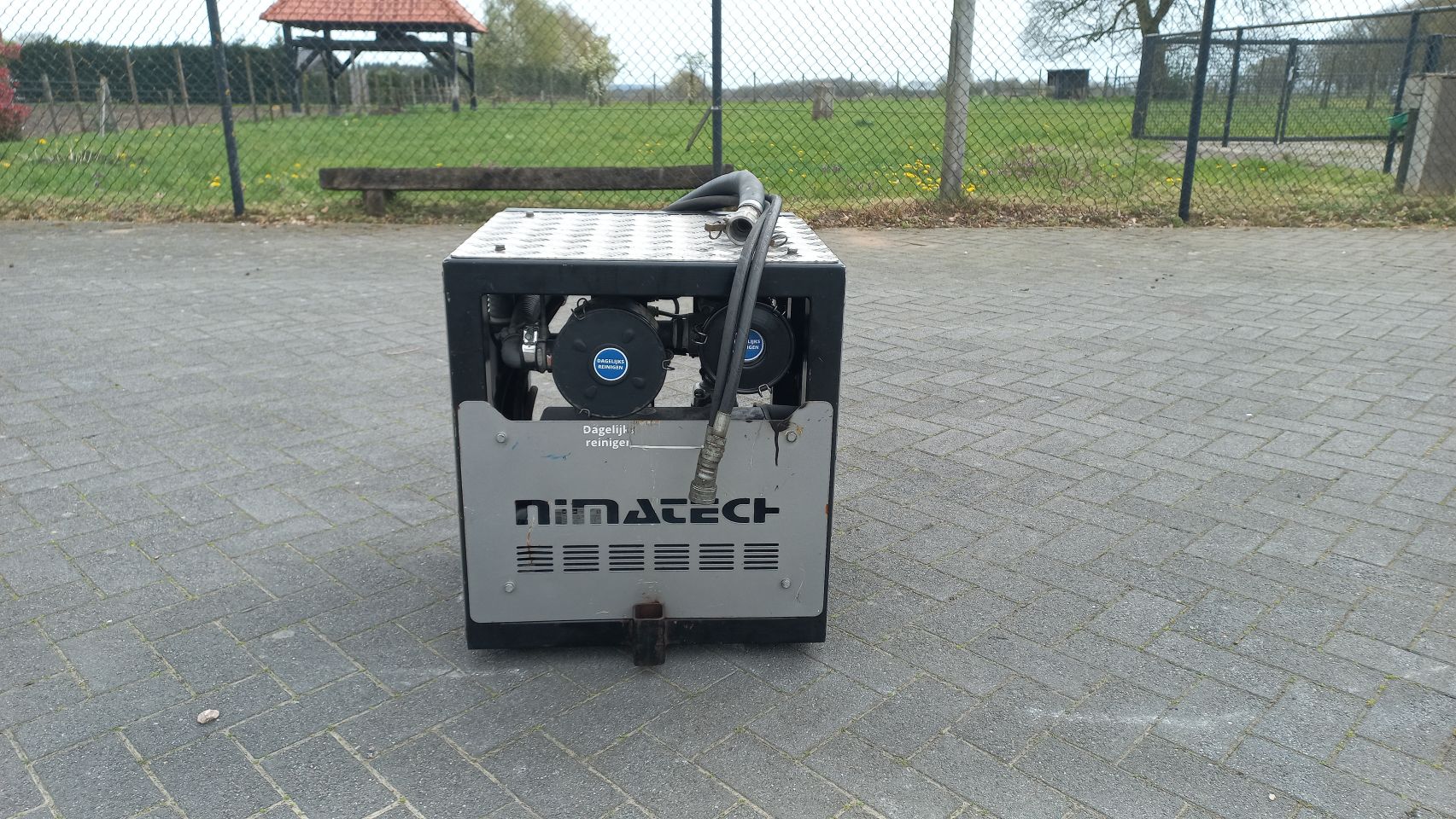 Vacuum nappen met hydraulische rotator