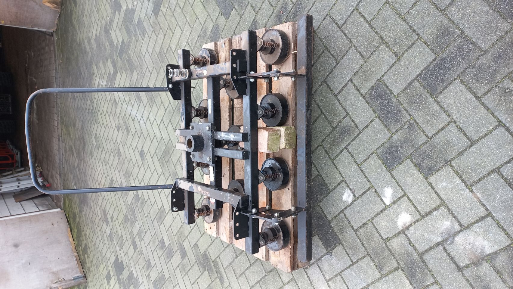 Vacuum nappen met hydraulische rotator