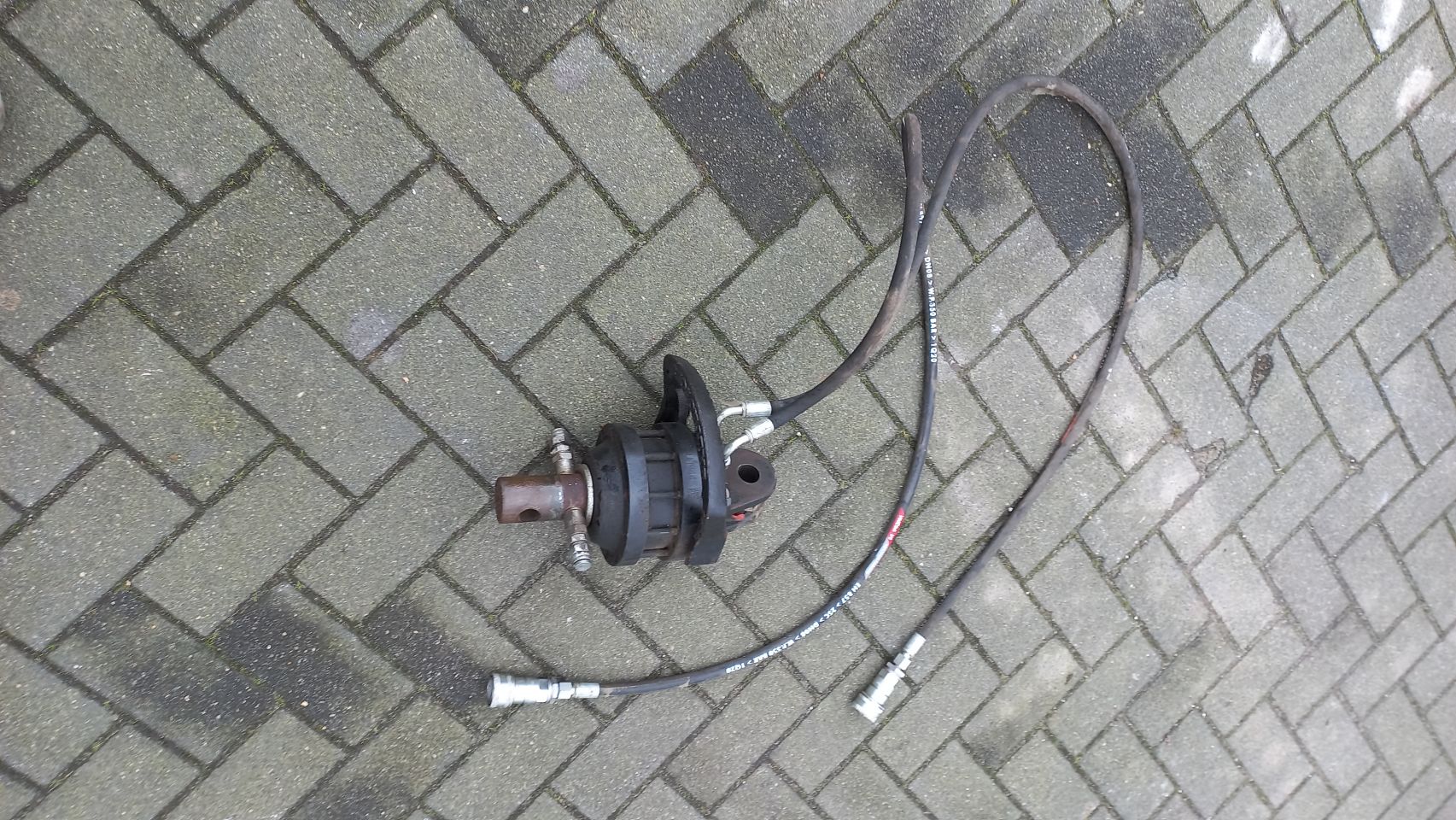 Vacuum nappen met hydraulische rotator
