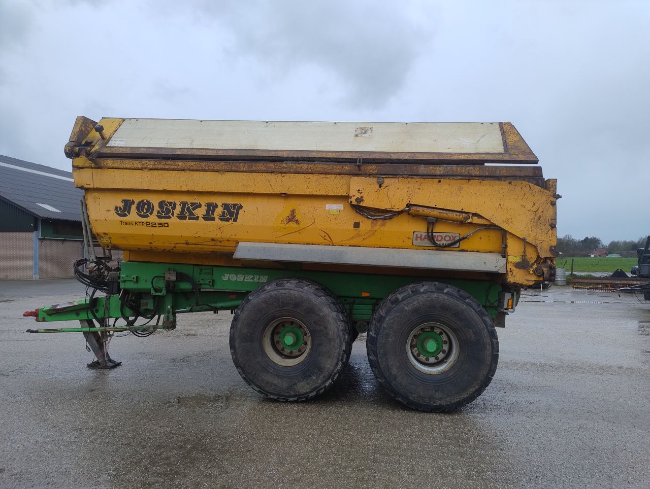 Joskin Trans-KTP 22/50 dumper kipper afdekluiken hardox