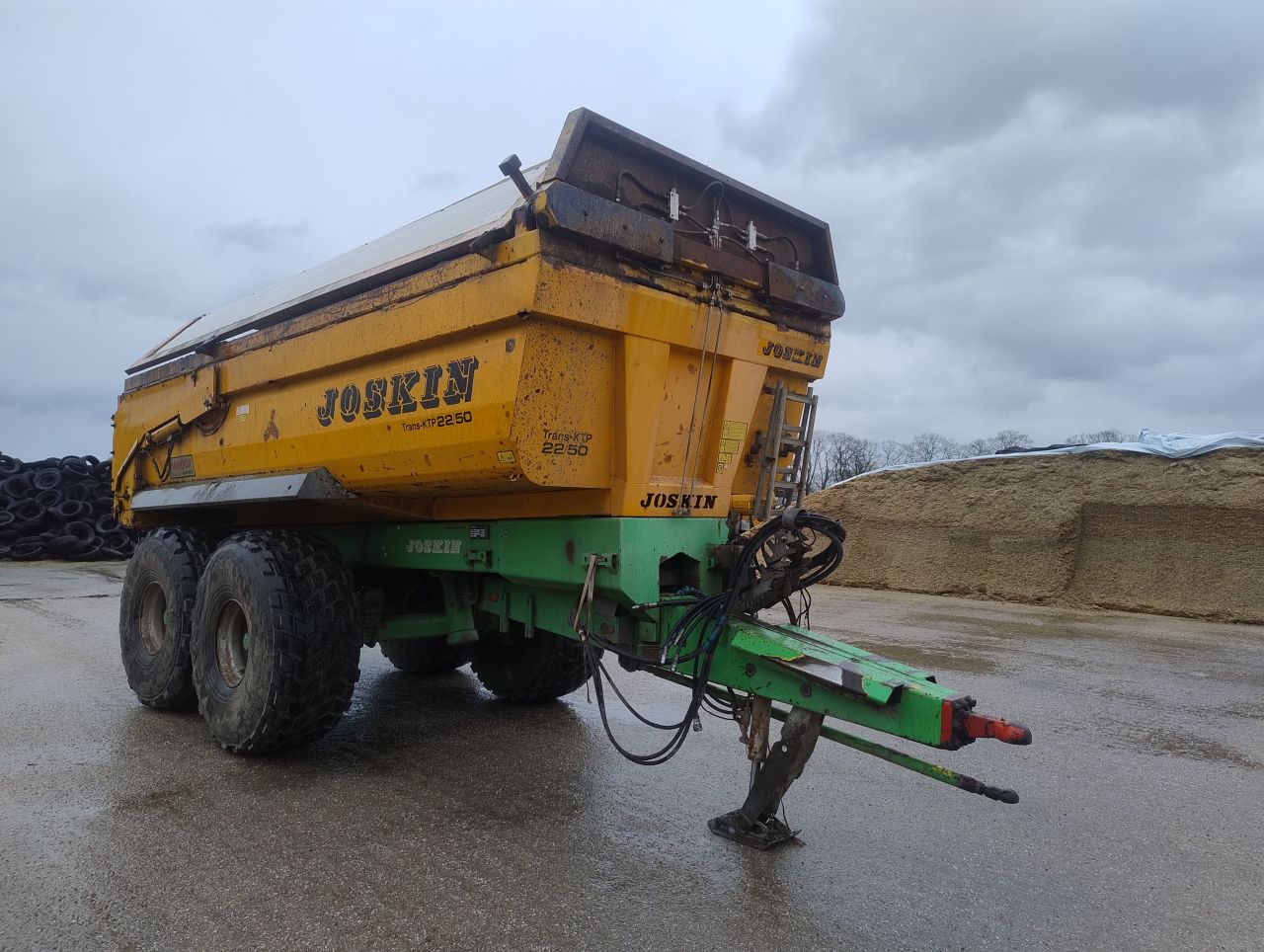 Joskin Trans-KTP 22/50 dumper kipper afdekluiken hardox