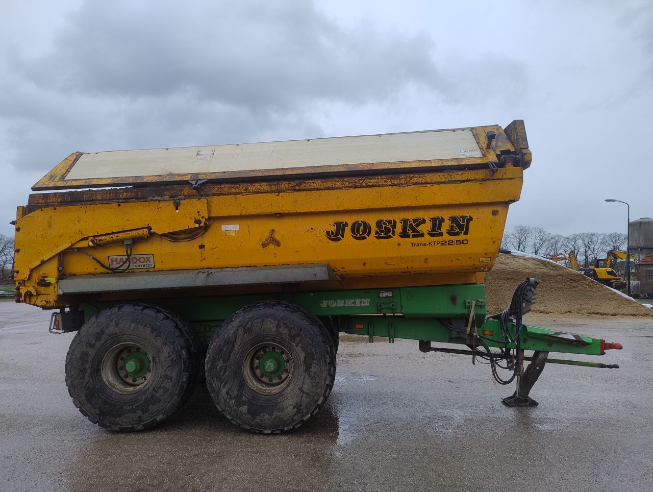 Joskin Trans-KTP 22/50 dumper kipper afdekluiken hardox