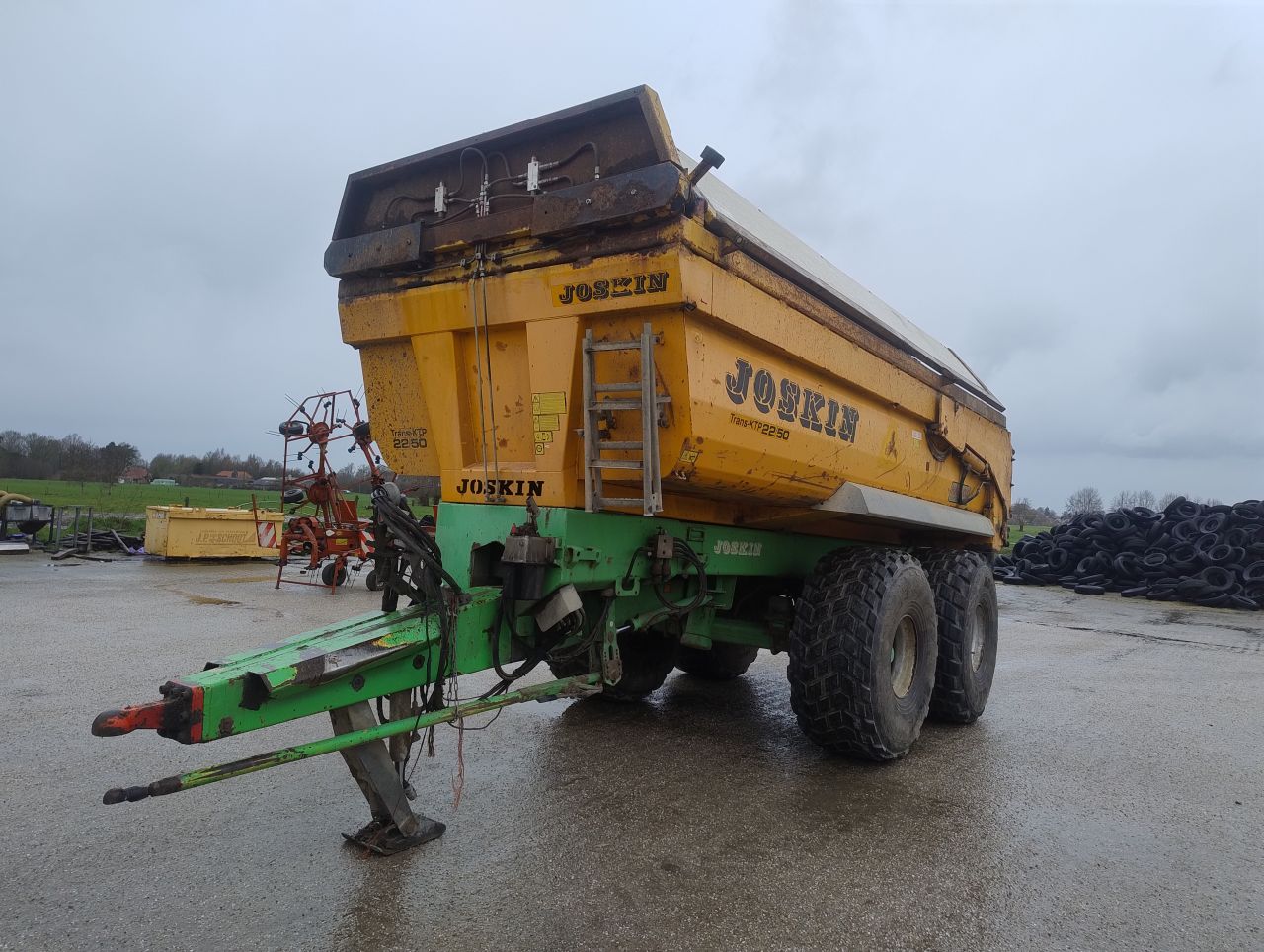 Joskin Trans-KTP 22/50 dumper kipper afdekluiken hardox