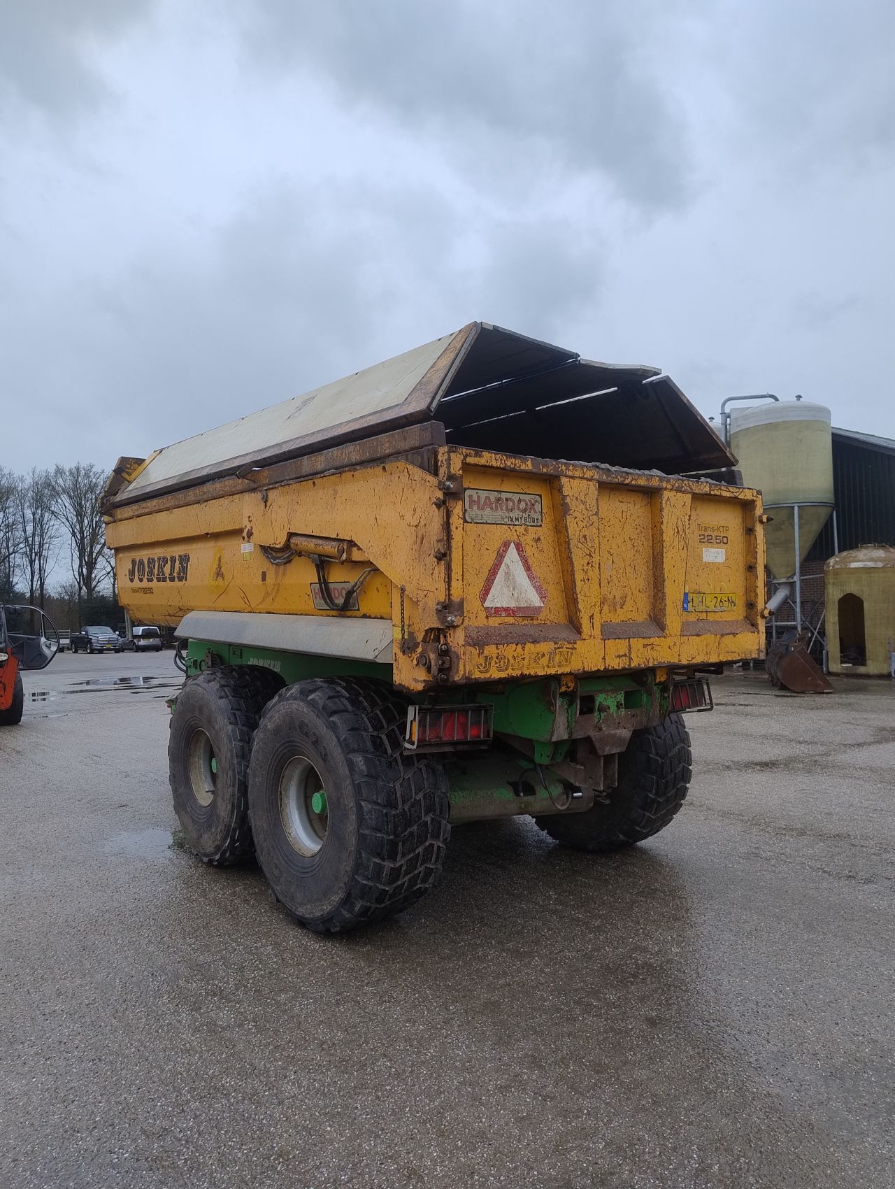 Joskin Trans-KTP 22/50 dumper kipper afdekluiken hardox