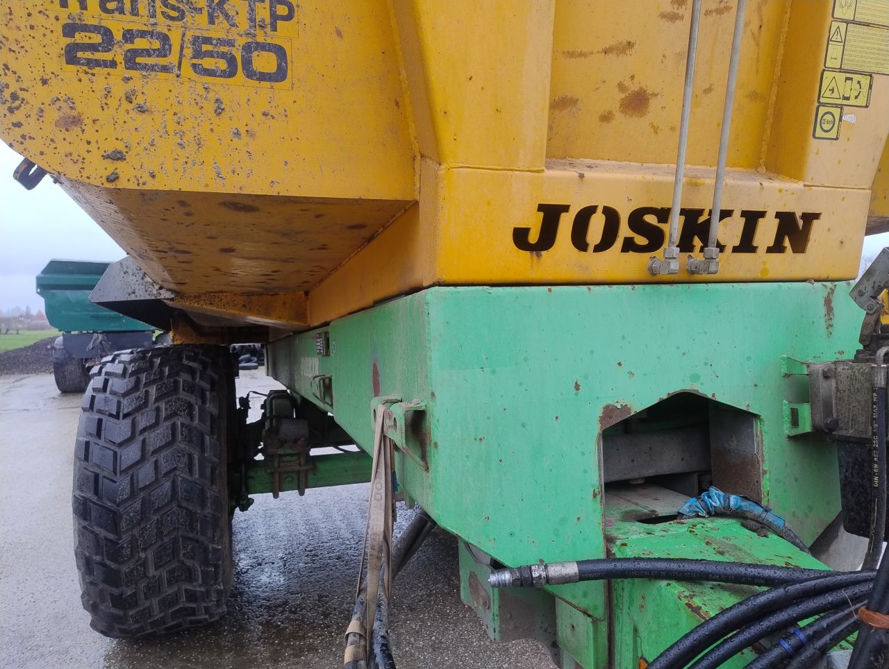 Joskin Trans-KTP 22/50 dumper kipper afdekluiken hardox