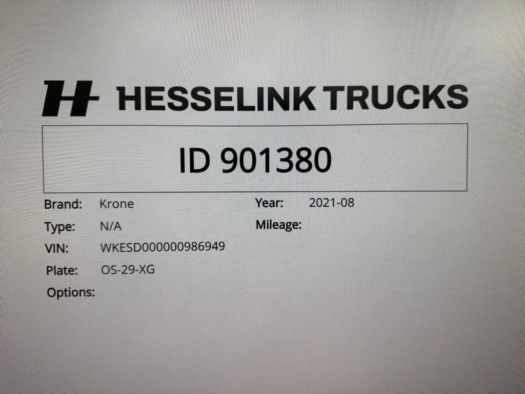 Krone N/A SD Thermo King A 400 DAMAGE