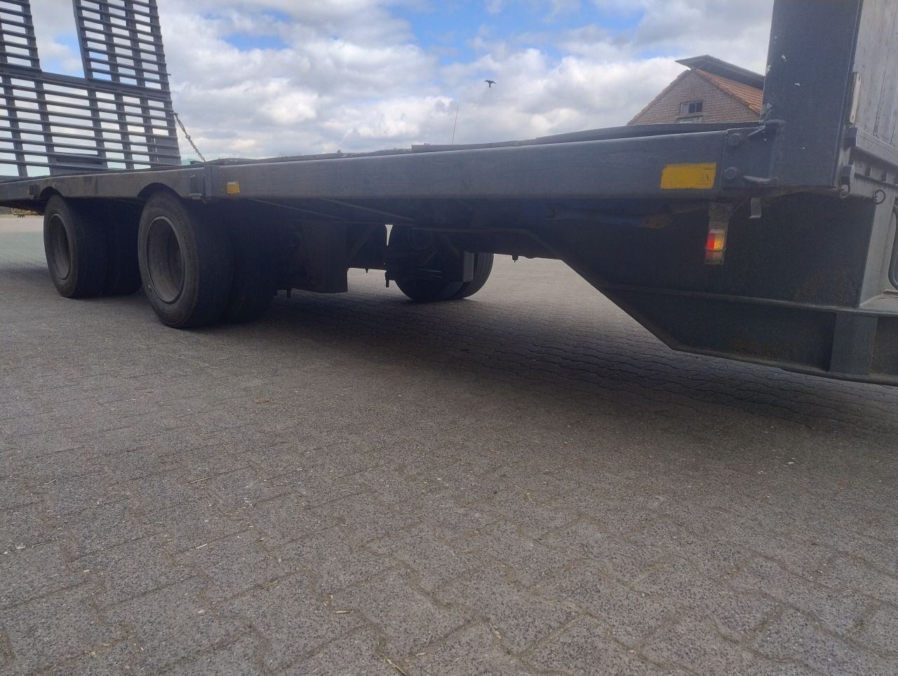 Oprijdkar machinetransporter dieplader wipkar