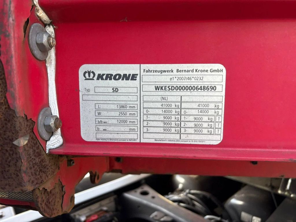 Krone N/A SD Coilmulde 2X Liftas Schuifdak NL Trailer