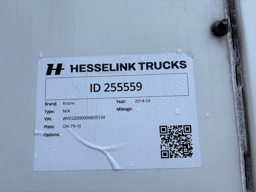 Krone N/A SZ Stuuras Standkachel Dhollandia 2000KG NL Trailer