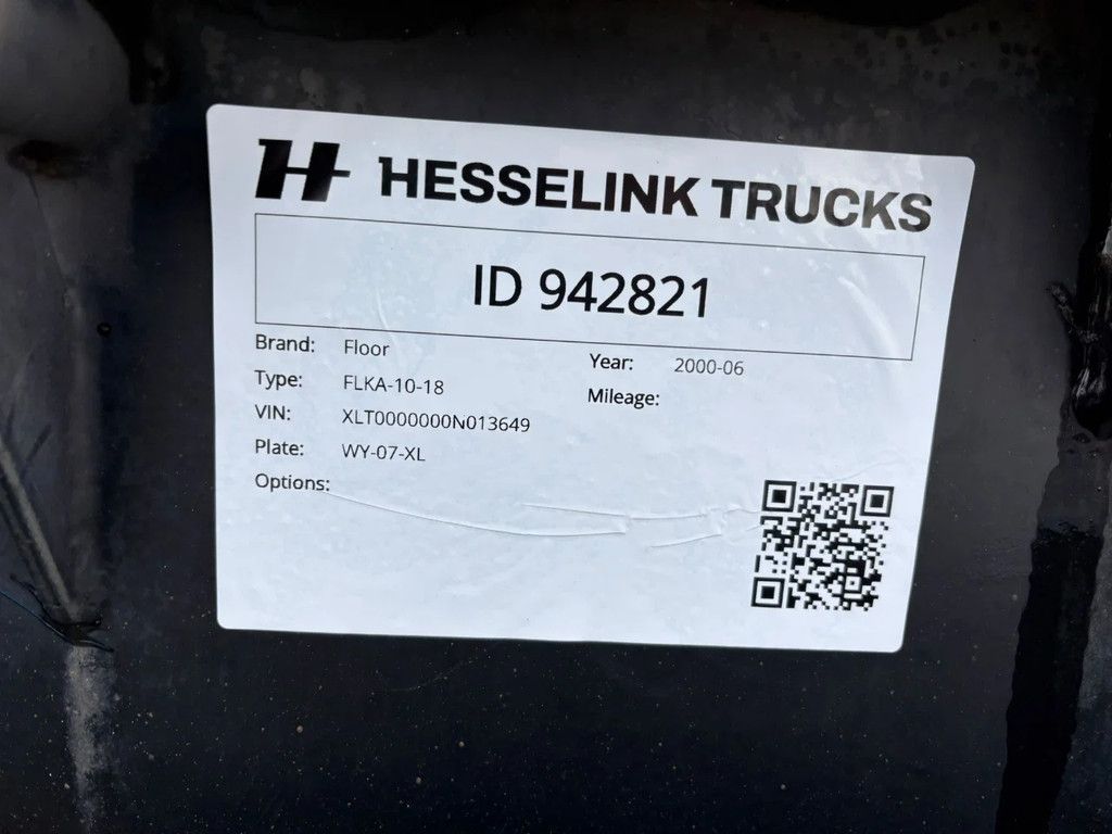 Floor Kiepende containeraanhangwagen APK 08-2026