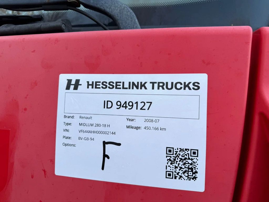 Renault Midlum 280 18T 3000KG LBW Airco NL Truck