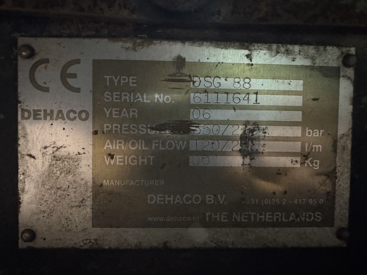 Dehaco dsg88 sorteergrijper