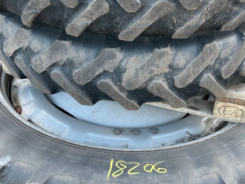Alliance 300/95R52 + 270/95R38 stilbare fælge uds. boring for og bag