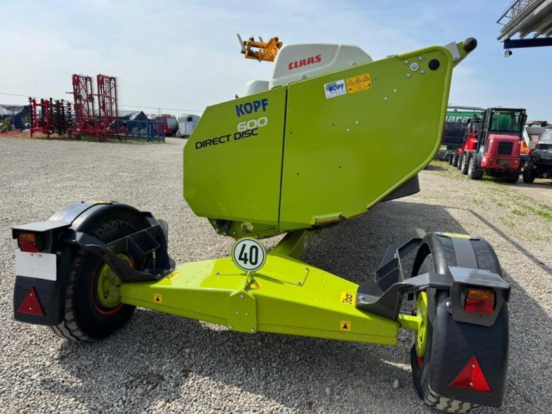 Claas Direct Disc 600 große Walze Ø800, 2 Achs-Wagen