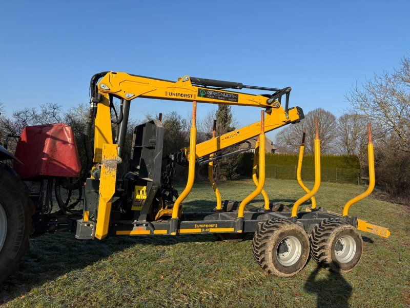 Uniforst 14.49 Rückewagen 8573 Forstkran Druckluft