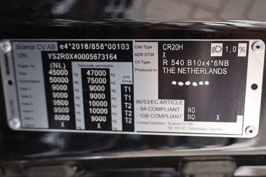 Scania R540 B10x4 With CORMACH 150tm Crane Valid inspecti