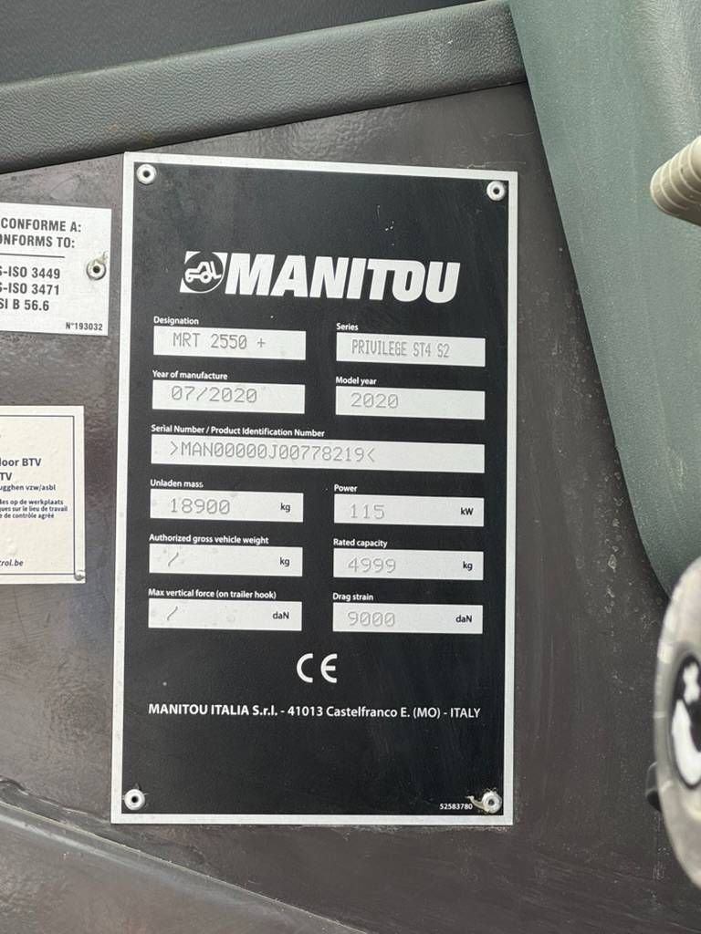 Manitou MRT2550 P+