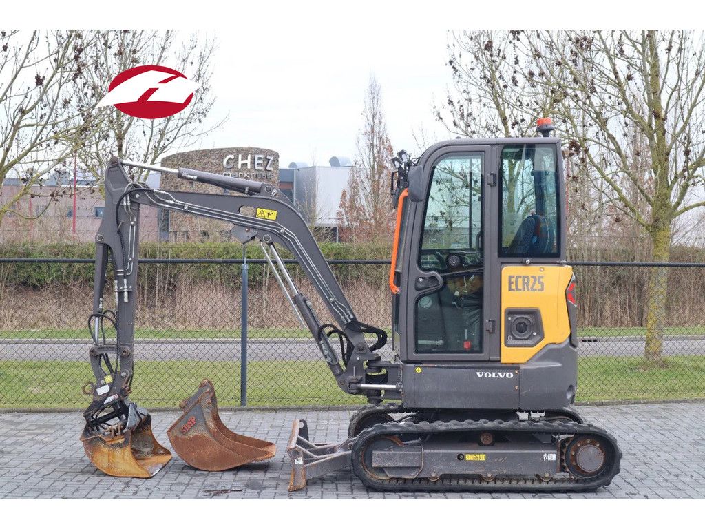 Volvo ECR25 ELECTRIC | JECR25D | TILTBUCKET | BUCKET | LOW HOURS