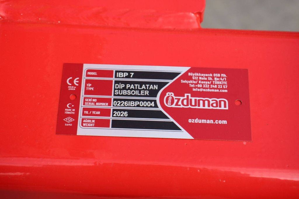 Deep tiller Özduman IBP 7 2026 New