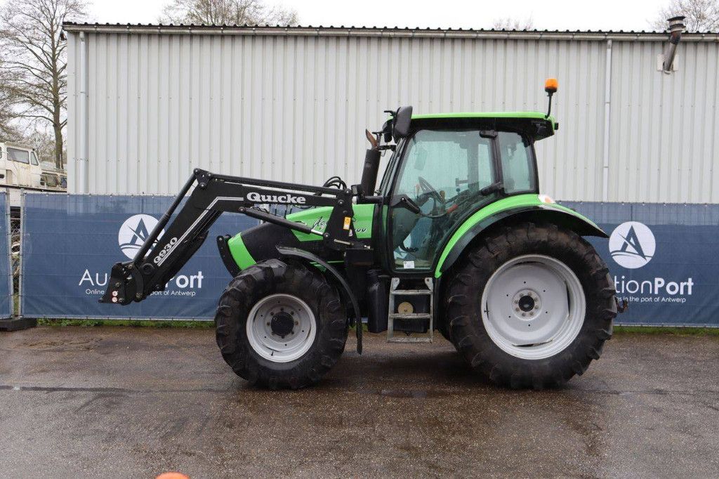 Deutz Fahr AGROTRON K100 Diesel Tractor 101 hp 2008 with front loader
