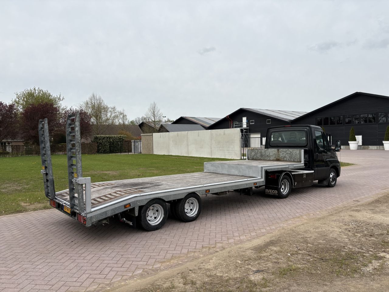 Iveco 40C17 Hydro-Stopp Be trekker - oplegger veldhuizen 5.2 ton